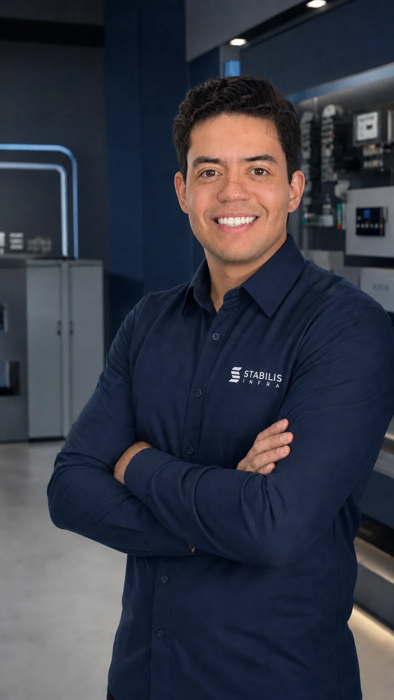 Alvaro Angelim en un entorno técnico de soluciones energéticas